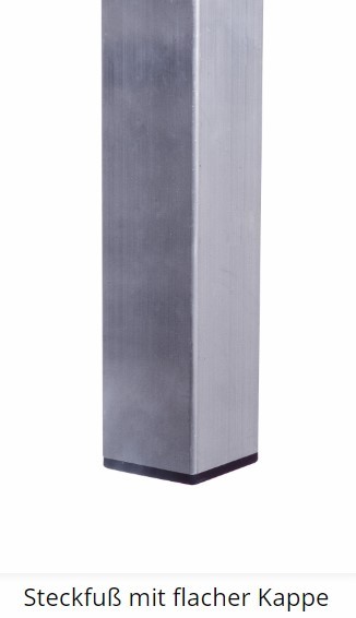Steckfuß mit flacher Kappe (40 cm)