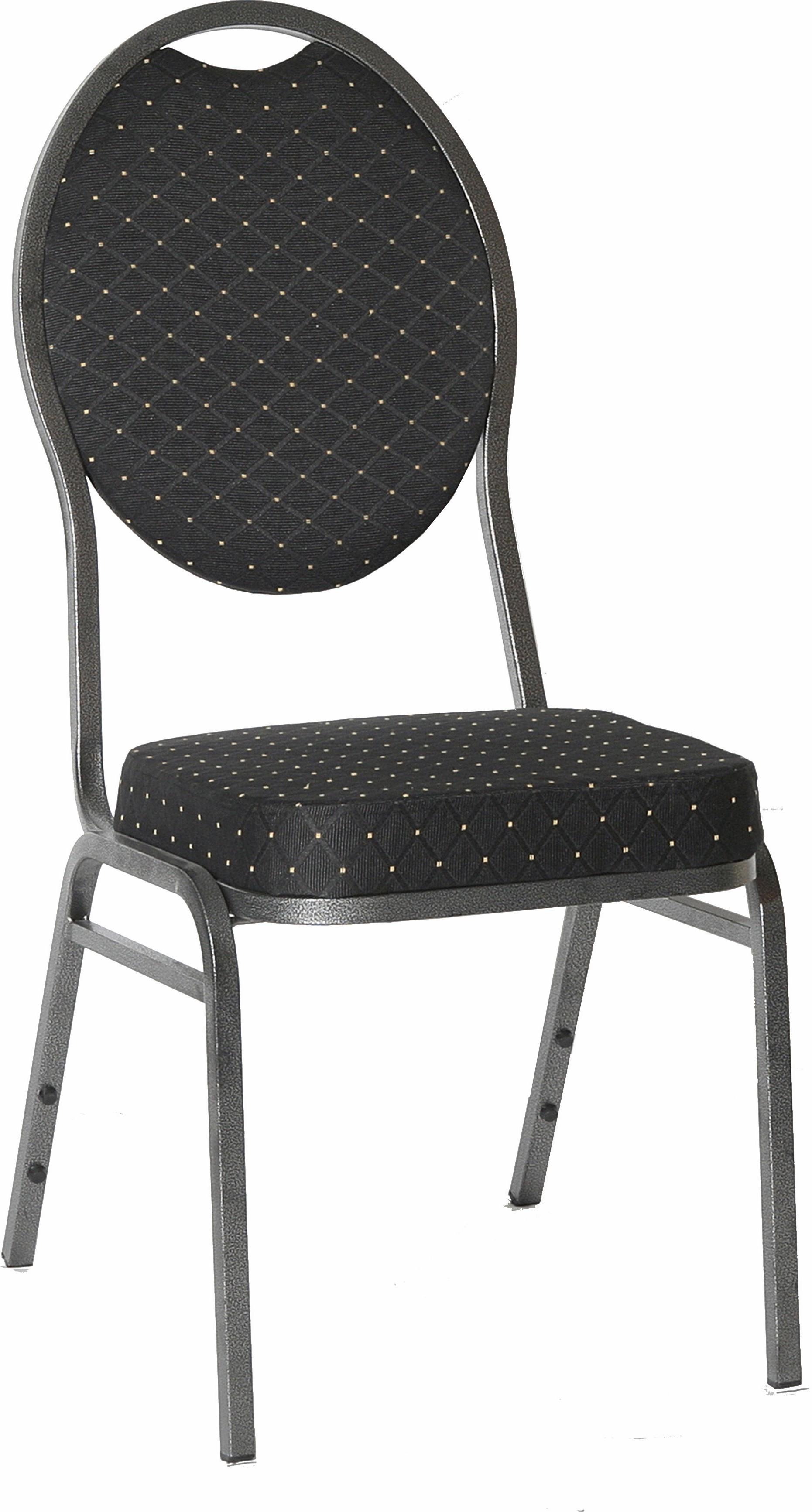 Bankettstuhl Schweiz I (Schwarz)