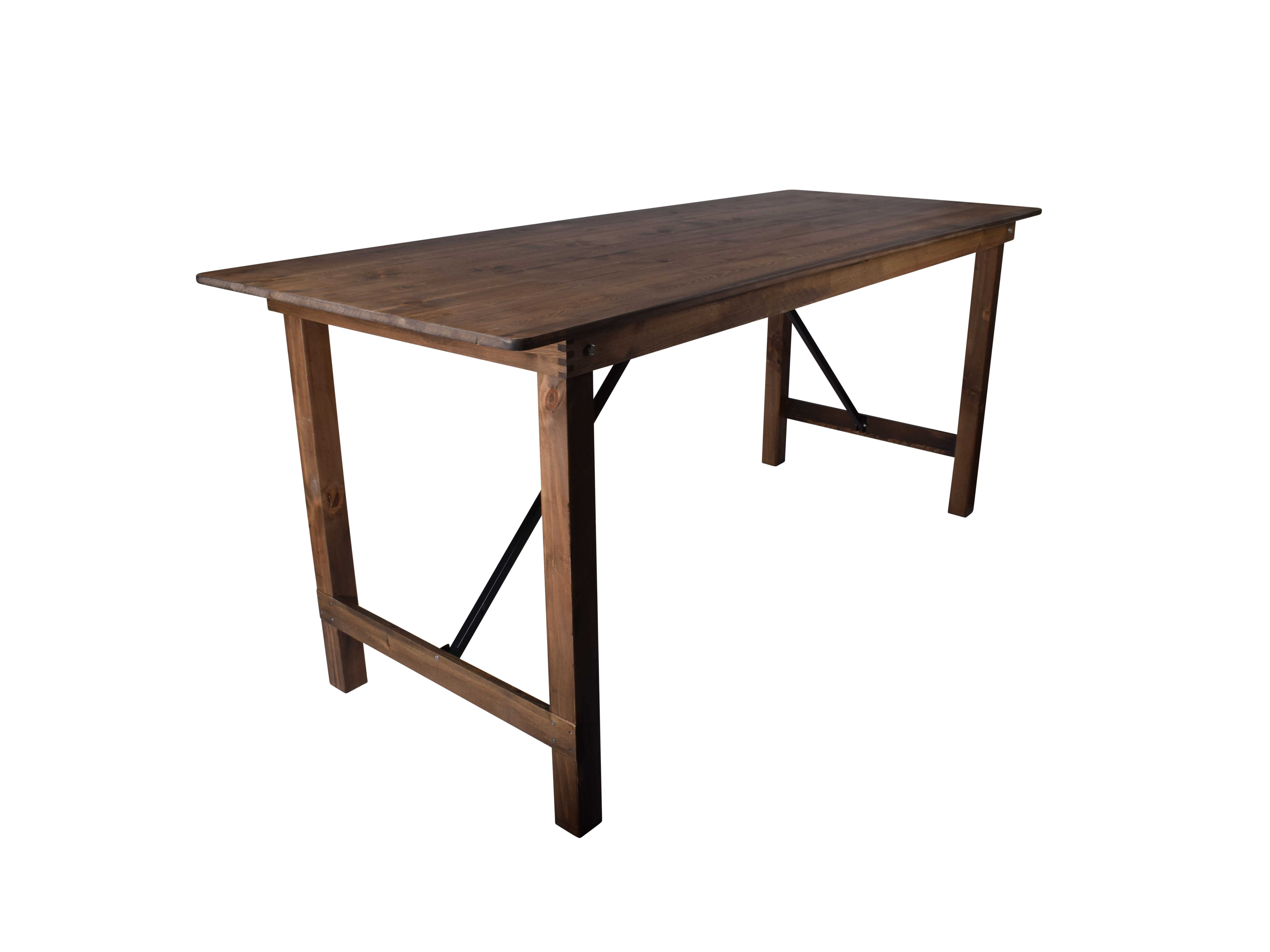 Holzstehtisch I (255 x 102 x 110 cm)