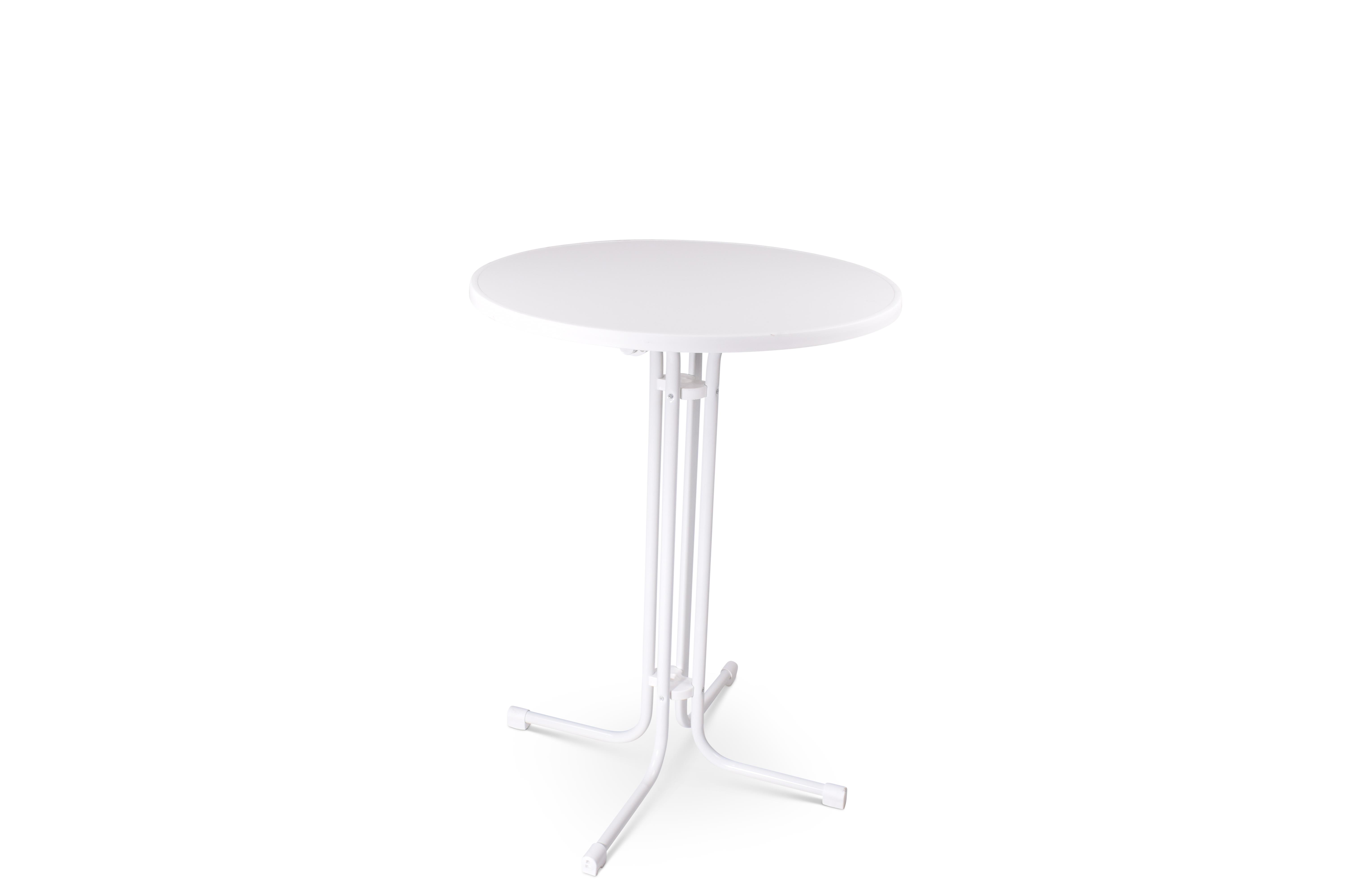 Stehtisch Party (Ø 80 cm) I (Weiß)